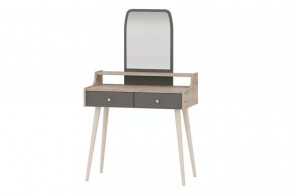 Трюмо 4-25916 (ш800*г448*в1330мм), ЛДСП Графит/Дуб крафт серый в Губкинском - gubkinskij.mebel-tymen.ru | фото