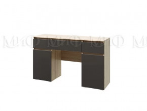 Туалетный стол Ким Графит софт, сонома в Губкинском - gubkinskij.mebel-tymen.ru | фото