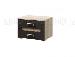 Тумба Ким Графит софт, сонома 2 шт в Губкинском - gubkinskij.mebel-tymen.ru | фото