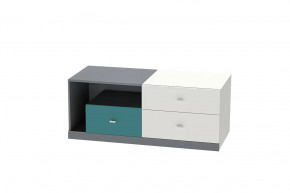 Тумба Клео Т-1, 1200 мм, графит, миндаль, океан Диал в Губкинском - gubkinskij.mebel-tymen.ru | фото