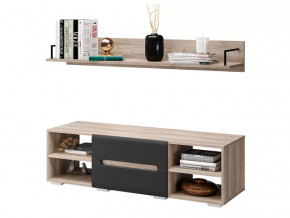 Тумба Наоми ТБ-16 графит нубук в Губкинском - gubkinskij.mebel-tymen.ru | фото