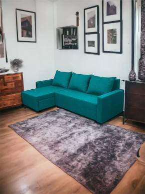 Угловой диван Шерри Савана Лагун в Губкинском - gubkinskij.mebel-tymen.ru | фото