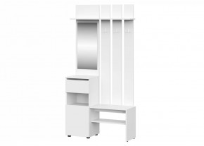 Вешалка с зеркалом Токио в Губкинском - gubkinskij.mebel-tymen.ru | фото