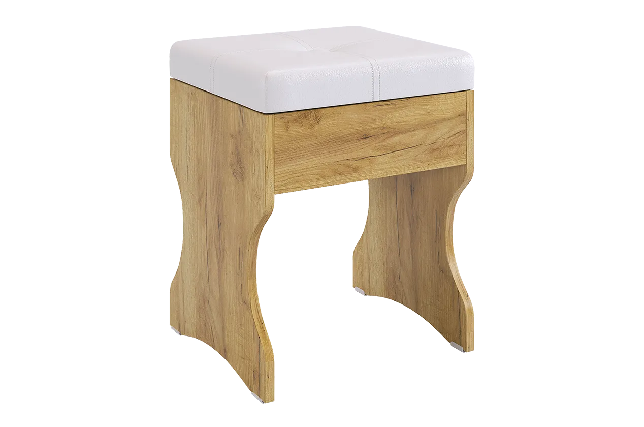 Пуф Виктория-1 дуб крафт золотой в Губкинском - gubkinskij.mebel-tymen.ru | фото