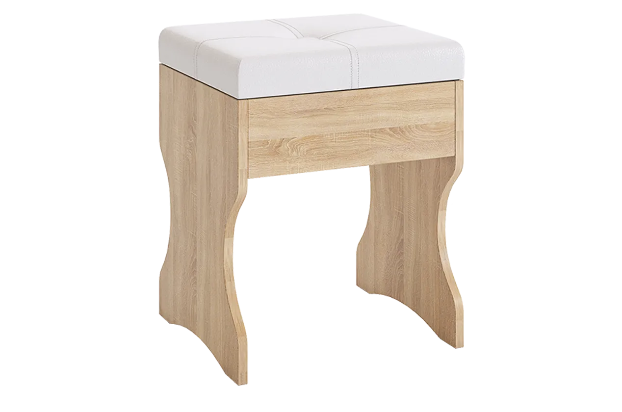 Пуф Виктория-1 дуб сонома в Губкинском - gubkinskij.mebel-tymen.ru | фото