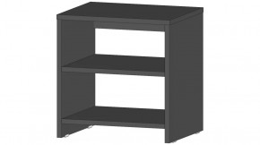 Элегант Тумба прикроватная Графит в Губкинском - gubkinskij.mebel-tymen.ru | фото
